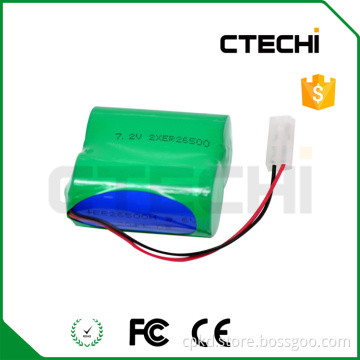 er26500 battery c size lithium metal battery 7.2V 9Ah